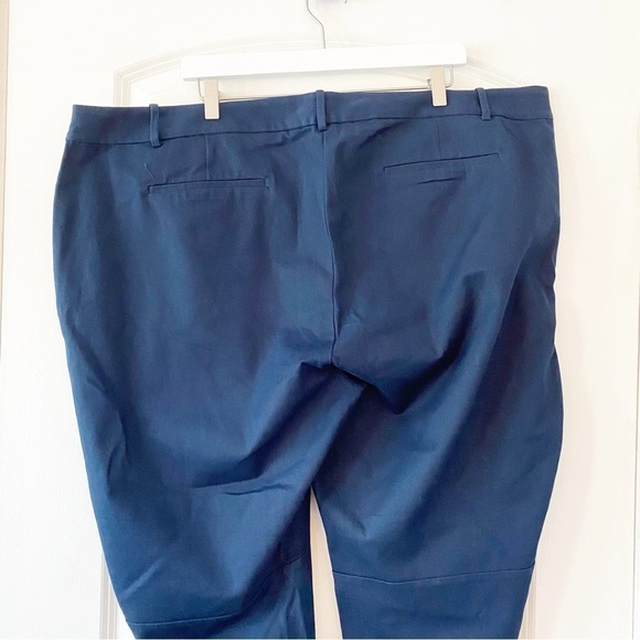 J. CREW Factory Navy Winnie Stretch Trousers NEW Sz Plus 24 Career - Picture 7 of 11